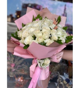 35 Adet White Rose